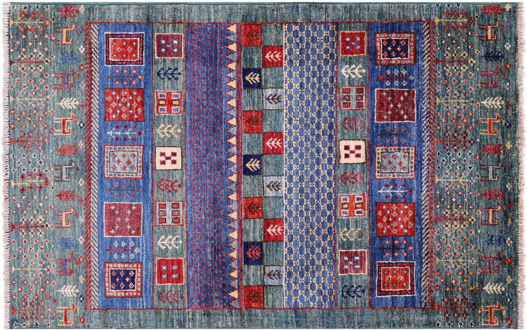 Tribal Persian Gabbeh Handmade Rug - Manhattan Rugs