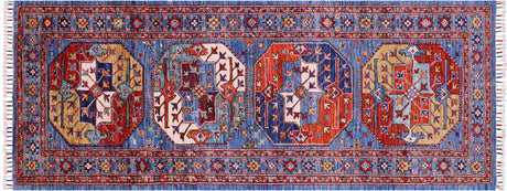 Super Turkmen Ersari Hand Knotted Runner Rug - Manhattan Rugs