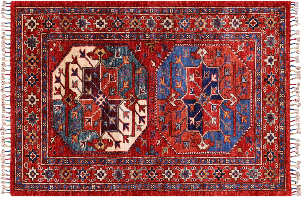 Super Turkmen Ersari Hand-Knotted Rug - Manhattan Rugs
