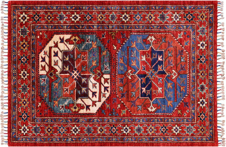 Super Turkmen Ersari Hand-Knotted Rug - Manhattan Rugs