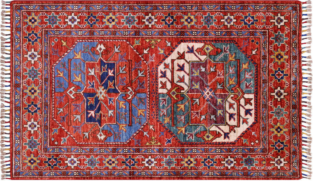 Super Turkmen Ersari Hand Knotted Wool Rug - Manhattan Rugs