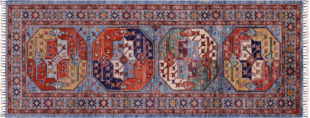 Runner Super Turkmen Ersari Hand-Knotted Rug - Manhattan Rugs
