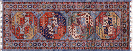 Runner Super Turkmen Ersari Hand-Knotted Rug - Manhattan Rugs