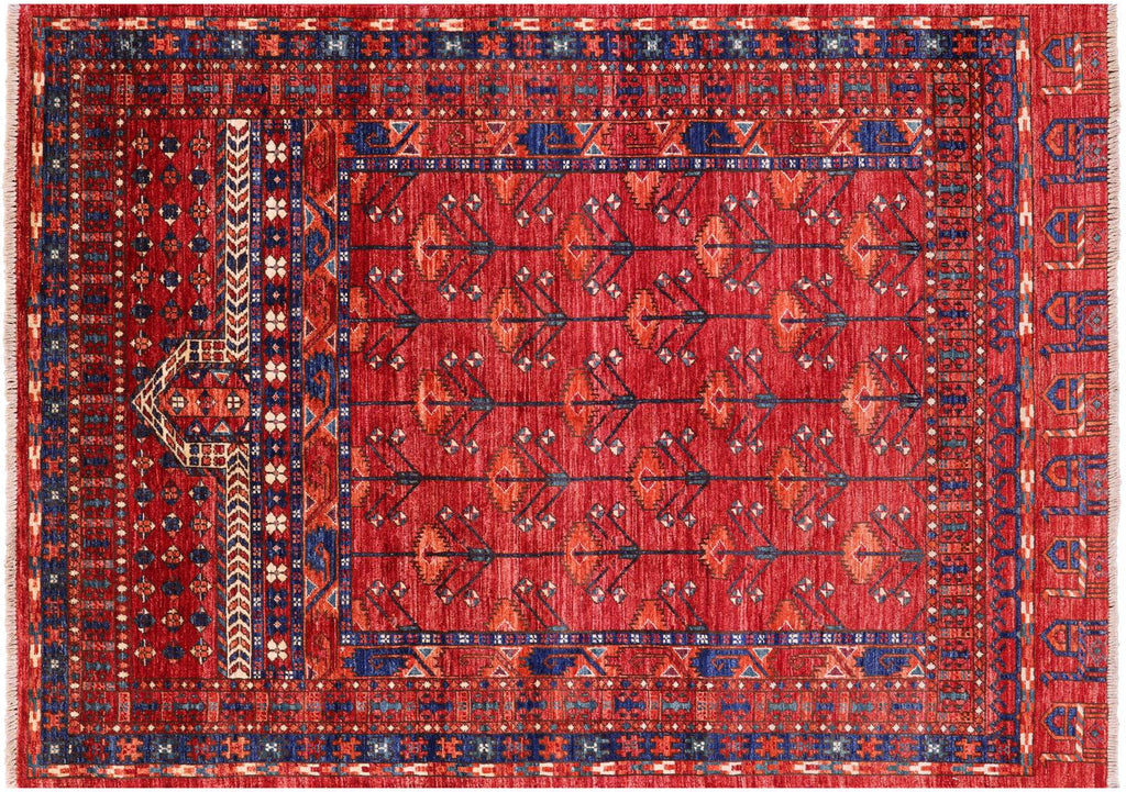 Fine Turkmen Ersari Handmade Wool Rug - Manhattan Rugs