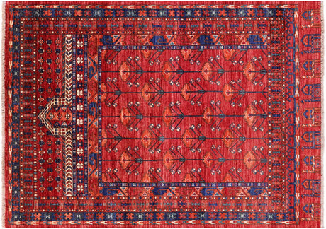 Fine Turkmen Ersari Handmade Wool Rug - Manhattan Rugs