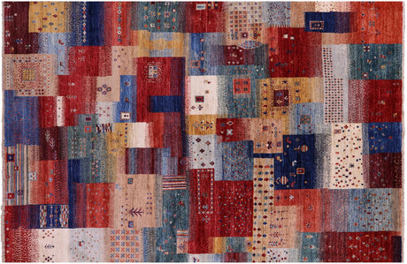 Tribal Persian Gabbeh Handmade Wool Rug - Manhattan Rugs