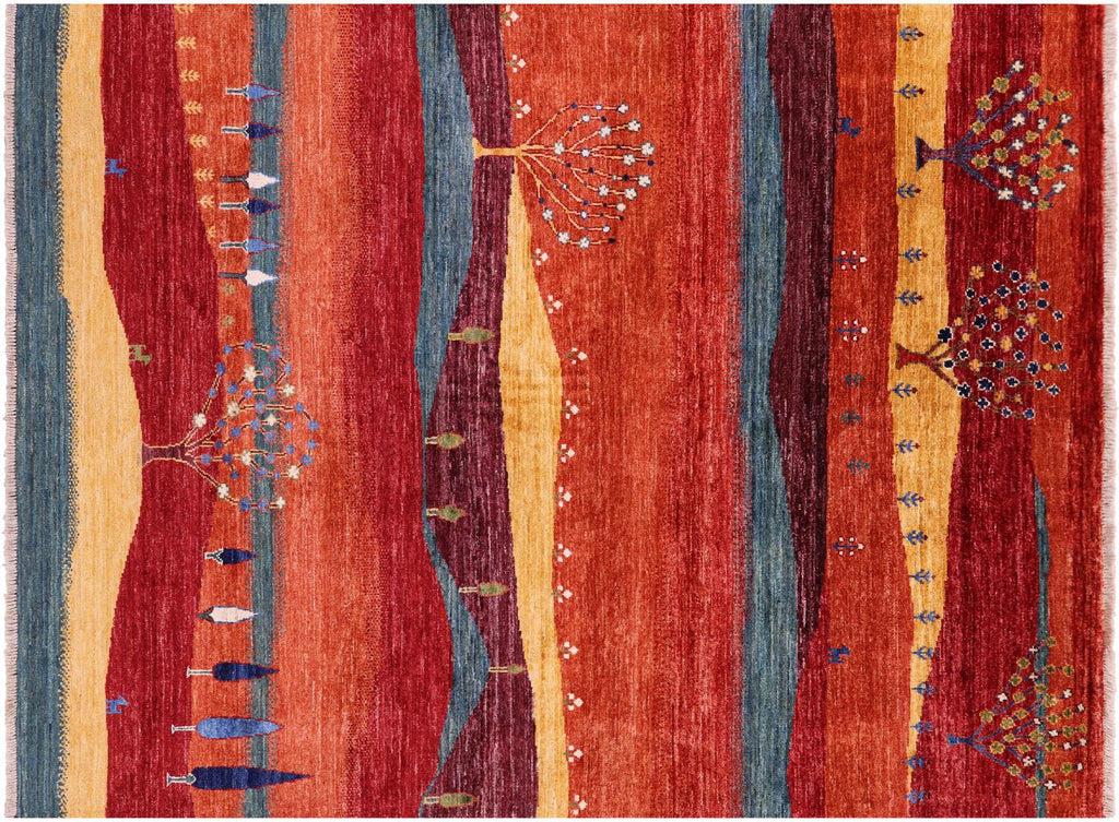 Tribal Persian Gabbeh Handmade Rug - Manhattan Rugs