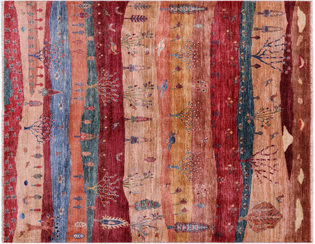 Persian Gabbeh Tribal Hand-Knotted Wool Rug - Manhattan Rugs