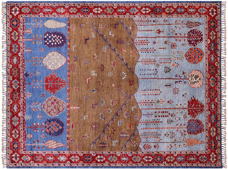 Persian Gabbeh Tribal Handmade Rug - Manhattan Rugs