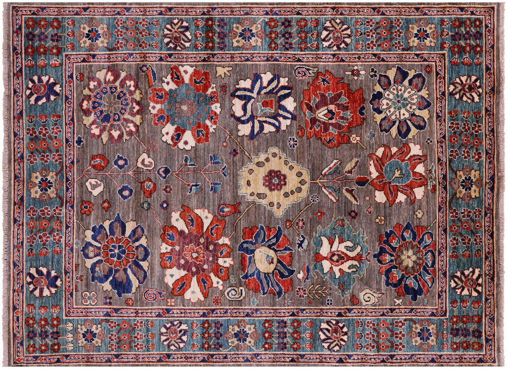 Handmade Persian Heriz Serapi Wool Rug - Manhattan Rugs