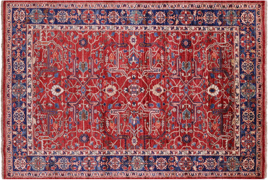 Persian Heriz Serapi Hand Knotted Wool Rug - Manhattan Rugs
