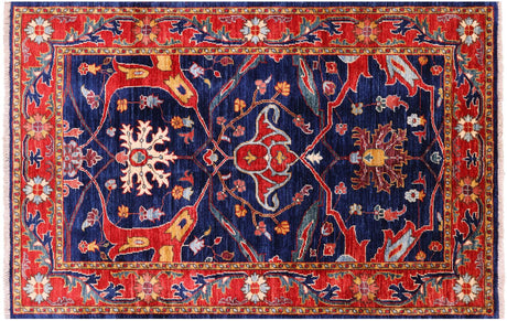 Persian Heriz Serapi Hand Knotted Wool Rug - Manhattan Rugs