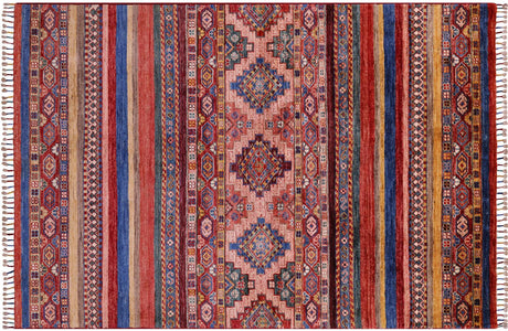 Khorjin Super Kazak Hand Knotted Wool Rug - Manhattan Rugs