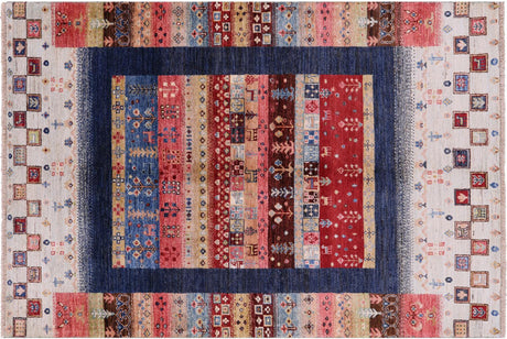 Persian Gabbeh Tribal Handmade Wool Rug - Manhattan Rugs