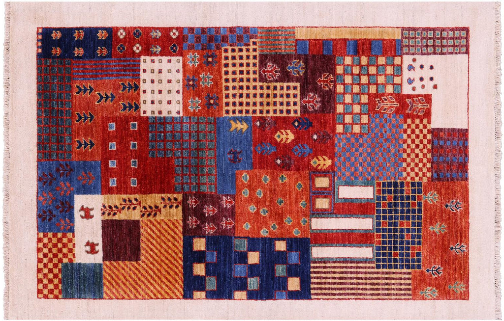 Tribal Persian Gabbeh Handmade Rug - Manhattan Rugs