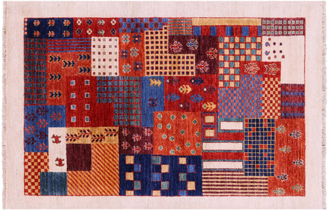 Tribal Persian Gabbeh Handmade Rug - Manhattan Rugs