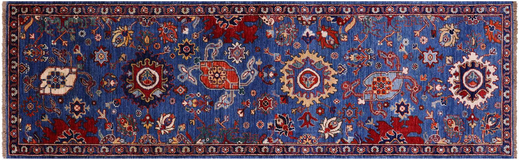 Runner Persian Heriz Serapi Hand-Knotted Rug - Manhattan Rugs