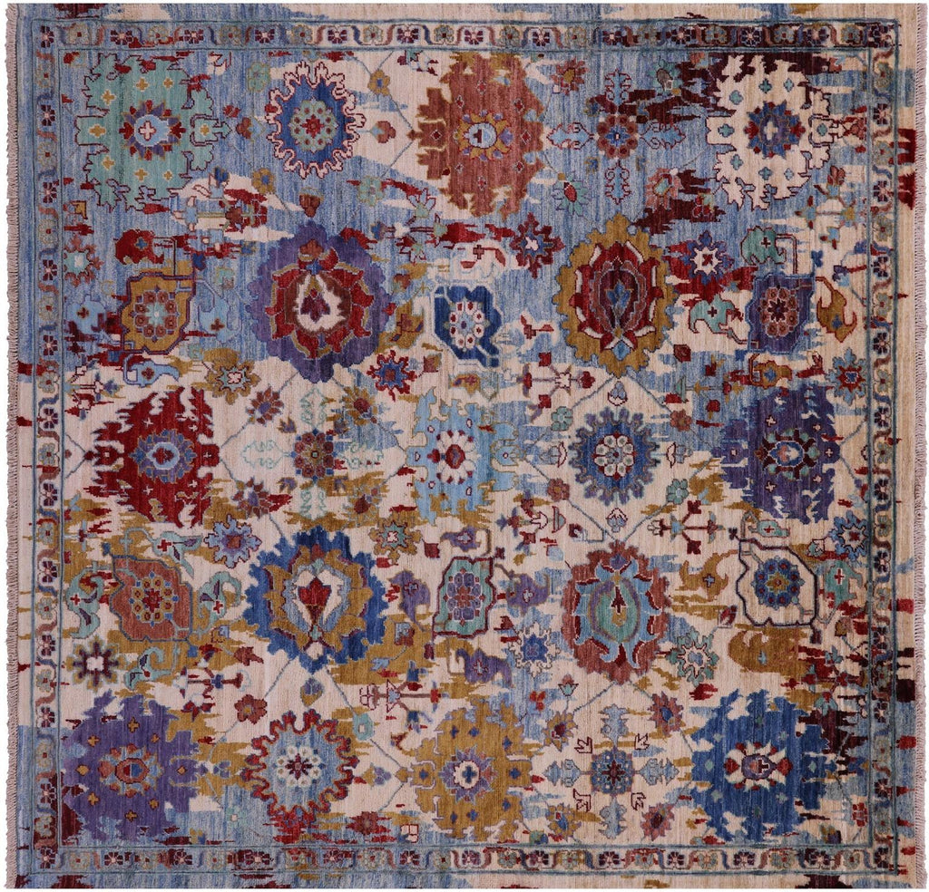 Square Transitional Persian Heriz Serapi Handmade Rug - Manhattan Rugs