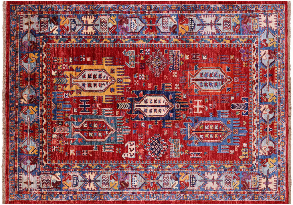 Tribal Fine Serapi Hand-Knotted Rug - Manhattan Rugs