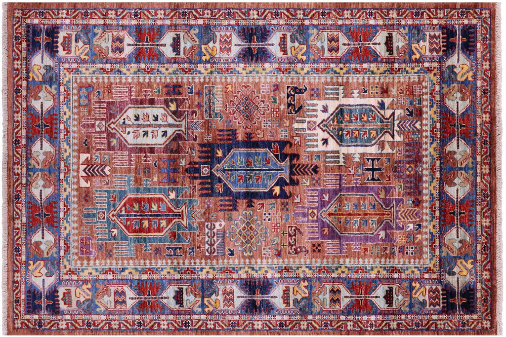 Tribal Fine Serapi Hand Knotted Rug - Manhattan Rugs