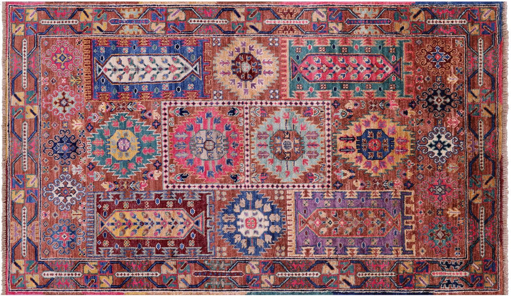 Hand-Knotted Tribal Fine Serapi Wool Rug - Manhattan Rugs
