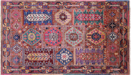 Hand-Knotted Tribal Fine Serapi Wool Rug - Manhattan Rugs