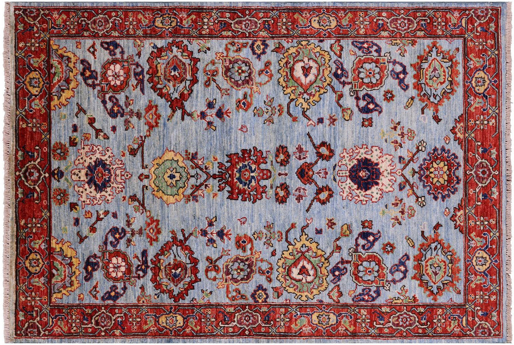Hand-Knotted Persian Heriz Serapi Wool Rug - Manhattan Rugs