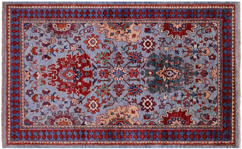 Hand-Knotted Persian Heriz Serapi Rug - Manhattan Rugs