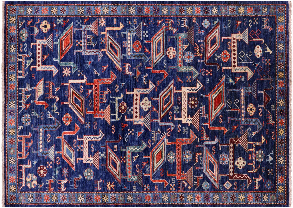 Persian Heriz Serapi Hand-Knotted Wool Rug - Manhattan Rugs