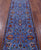 Blue Runner Wool & Silk Persian Tabriz Handmade Rug - Manhattan Rugs