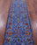 Blue Persian Tabriz Handmade Wool & Silk Runner Rug - Manhattan Rugs