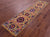 Gold 2' 6" X 10' 1"Persian Tabriz Handmade Wool & Silk Runner Rug - Manhattan Rugs