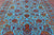 Blue Wool & Silk Persian Tabriz Hand-Knotted Rug - Manhattan Rugs