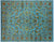 Blue Wool & Silk Persian Tabriz Handmade Rug - Manhattan Rugs