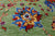 Green Persian Tabriz Wool & Silk Handmade Rug - Manhattan Rugs