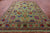 Green Persian Tabriz Wool & Silk Handmade Rug - Manhattan Rugs