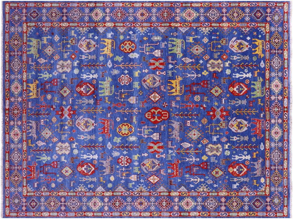 Blue Heriz Serapi Handmade Wool Rug - Manhattan Rugs