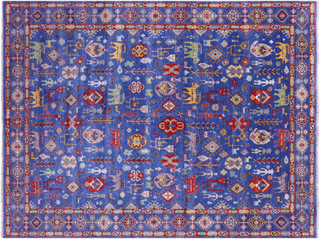 Blue Heriz Serapi Handmade Wool Rug - Manhattan Rugs