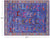 Blue Persian Gabbeh Tribal Hand-Knotted Wool Rug - Manhattan Rugs