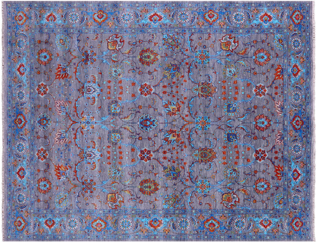 Grey Persian Tabriz Handmade Wool Rug - Manhattan Rugs