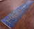 Blue Runner Persian Tabriz Handmade Wool & Silk Rug - Manhattan Rugs