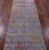 Grey Wool & Silk Persian Tabriz Handmade Runner Rug - Manhattan Rugs
