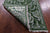 Green Persian Tabriz Handmade Wool & Silk Runner Rug - Manhattan Rugs