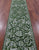 Green Persian Tabriz Hand-Knotted Wool & Silk Runner Rug - Manhattan Rugs