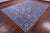 Blue Persian Tabriz Wool & Silk Hand-Knotted Rug - Manhattan Rugs