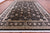 Black Persian Tabriz Hand Knotted Wool Rug - Manhattan Rugs