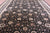 Black Persian Tabriz Hand Knotted Wool Rug - Manhattan Rugs