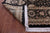 Black Persian Tabriz Hand Knotted Wool Rug - Manhattan Rugs