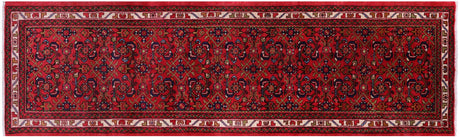 Persian Hamadan Handmade Wool Runner Rug - Manhattan Rugs