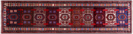 Persian Tribal Handmade Wool on Wool Runner Rug - Manhattan Rugs